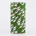 Grande boîte à thé washi chiyogami artisanale française - Seicho