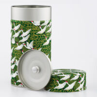 Grande boîte à thé washi chiyogami artisanale française - Seicho
