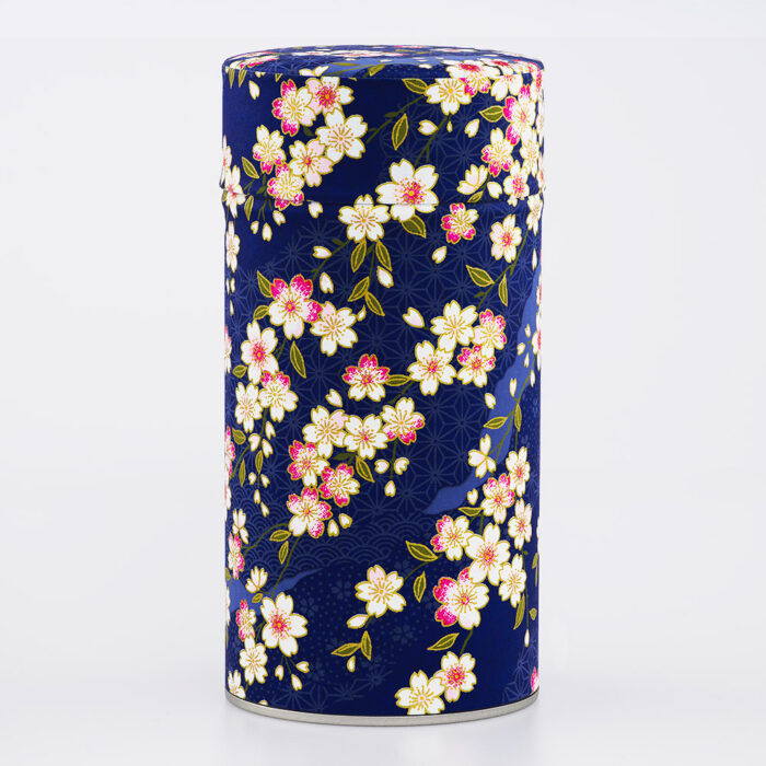 Grande boîte à thé washi chiyogami artisanale française - Soshino