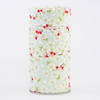 Große französische handgefertigte Washi-Chiyogami-Teedose - Yanai
