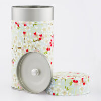 Große französische handgefertigte Washi-Chiyogami-Teedose - Yanai