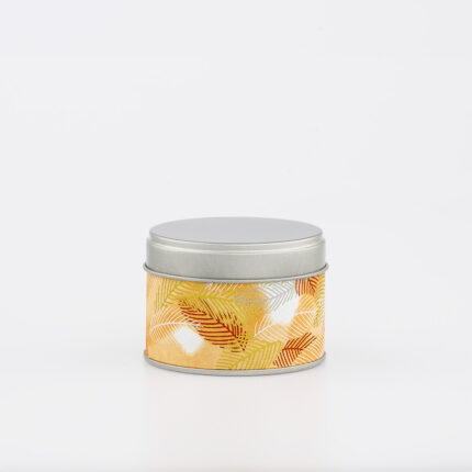 Petite boîte à thé washi chiyogami artisanale française - Akane
