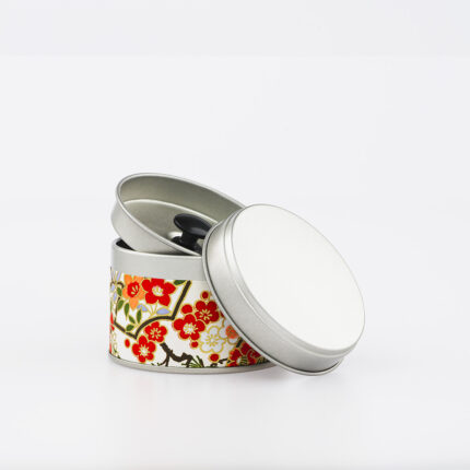 Petite boîte à thé washi chiyogami artisanale française - Fukugawa