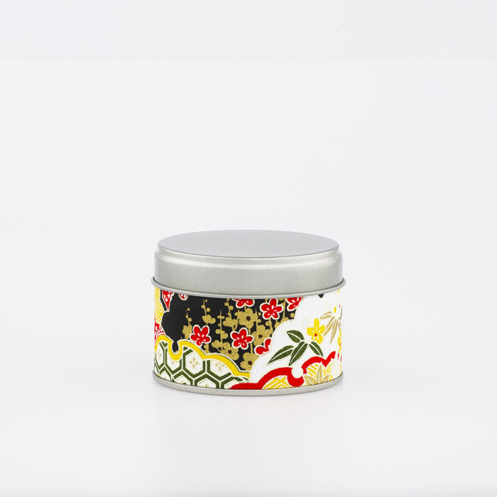 Small French handmade washi chiyogami tea box - Hiraya