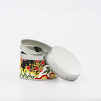 Small French handmade washi chiyogami tea box - Hiraya