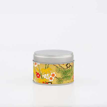 Kleine französische handgefertigte Washi-Chiyogami-Teedose - Ishiro