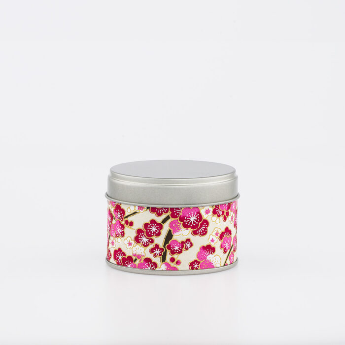 Petite boîte à thé washi chiyogami artisanale française - Izumi