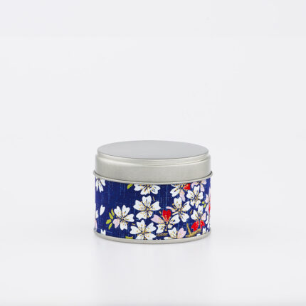 Petite boîte à thé washi chiyogami artisanale française - Kawazu