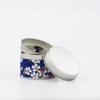 Petite boîte à thé washi chiyogami artisanale française - Kawazu