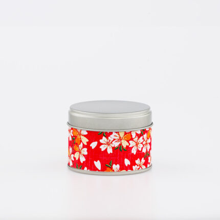 Petite boîte à thé washi chiyogami artisanale française - Kihoku