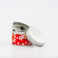 Petite boîte à thé washi chiyogami artisanale française - Kihoku