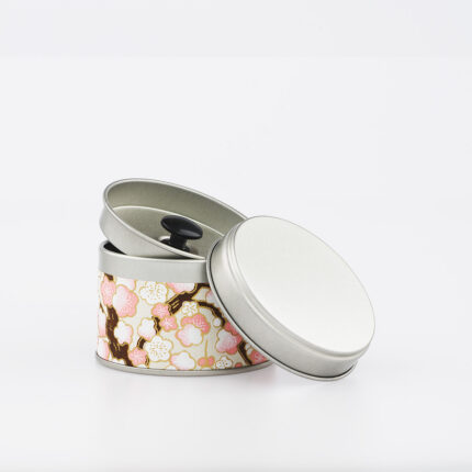 Petite boîte à thé washi chiyogami artisanale française - Machi