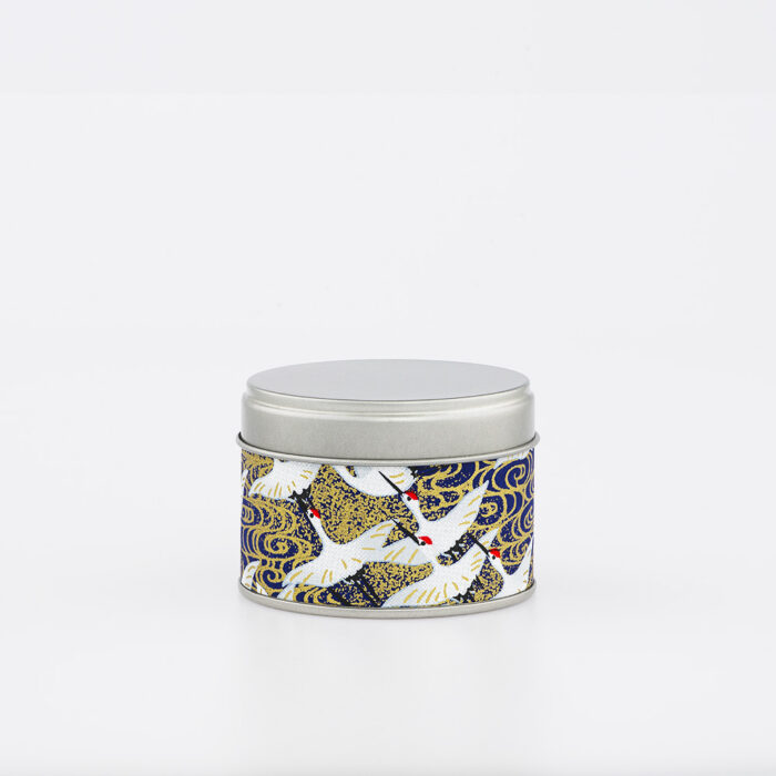 Petite boîte à thé washi chiyogami artisanale française - Norisuke