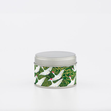 Petite boîte à thé washi chiyogami artisanale française - Seicho