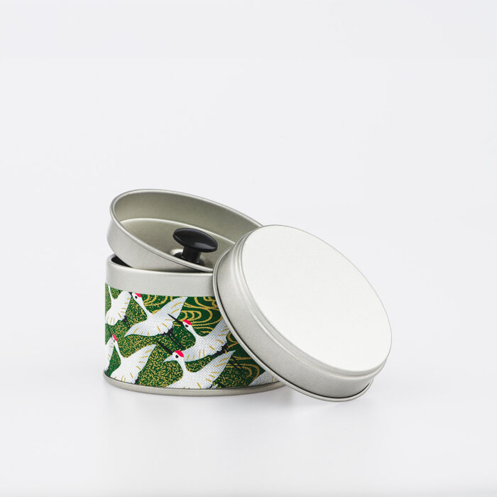 Kleine französische handgefertigte Washi-Chiyogami-Teedose – Seicho