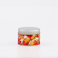 Kleine französische handgefertigte Washi-Chiyogami-Teedose - Shirako