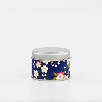 Petite boîte à thé washi chiyogami artisanale française - Soshino