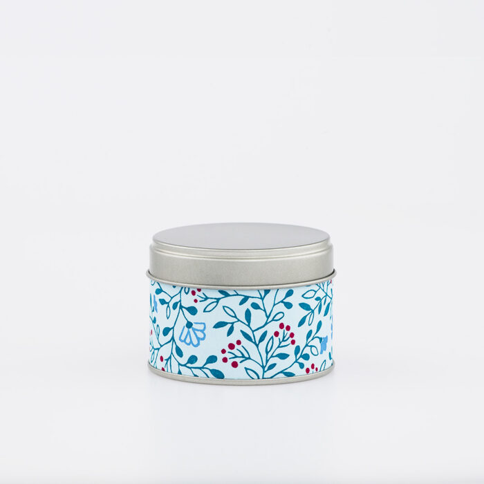 Kleine französische handgefertigte Washi-Chiyogami-Teedose – Uchiko