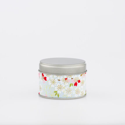 Petite boîte à thé washi chiyogami artisanale française - Yanai