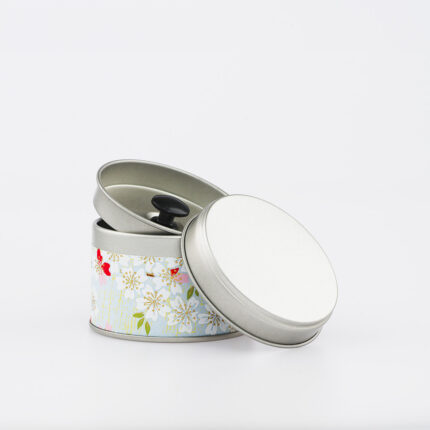 Petite boîte à thé washi chiyogami artisanale française - Yanai