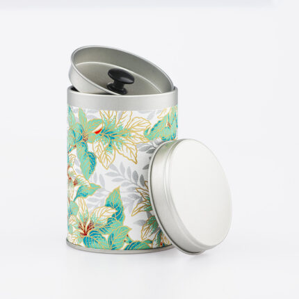 Small French handmade washi chiyogami tea box - Agui