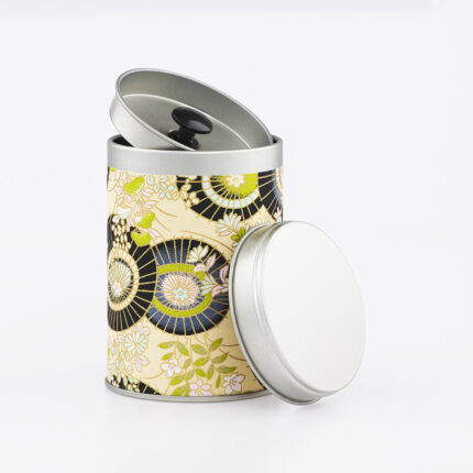 Small French handmade washi chiyogami tea box - Geroshi