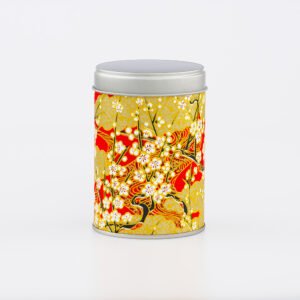 Petite boîte à thé washi chiyogami artisanale française - Hisawa