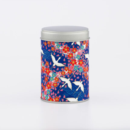 Small French handmade washi chiyogami tea box - Hokin