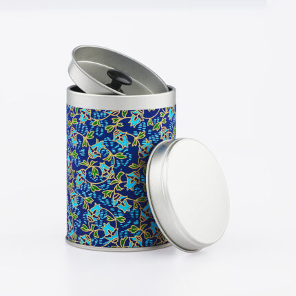 Small French handmade washi chiyogami tea box - Huwana