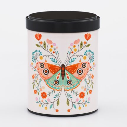 Boîte à thé illustrée Azuré