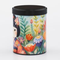 Boîte à thé illustrée Umeko