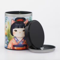 Boîte à thé illustrée Umeko