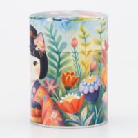 Boîte à thé illustrée Umeko