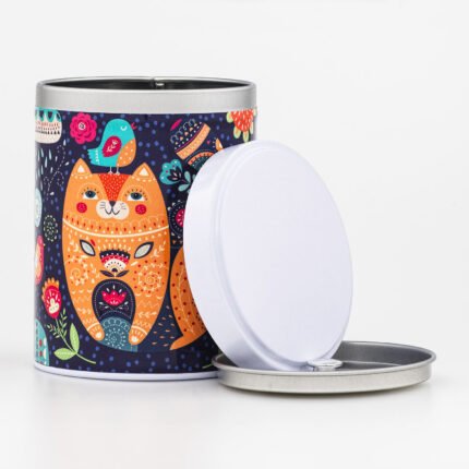 Réédition Boîte à thé Cat and bird