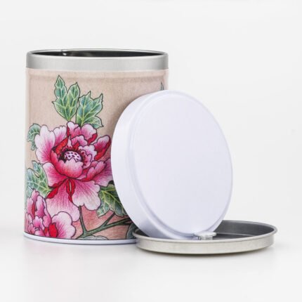 Réédition Boîte à thé Pivoines