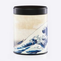 Boîte à thé illustrée empilable Hokusai