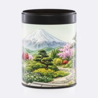Boîte à thé illustrée empilable Oyada