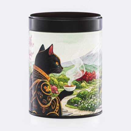 Boîte à thé illustrée empilable Oyada