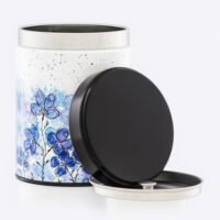 Boîte à thé illustrée empilable Souffle floral