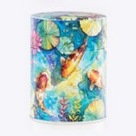 Boîte à thé illustrée Koi