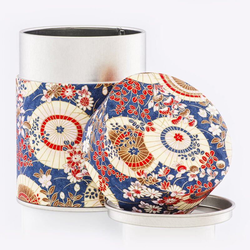 Boîte à thé washi Aioi