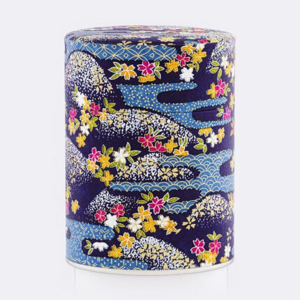 Boîte à thé washi Akaibe