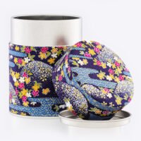 Boîte à thé washi Akaibe