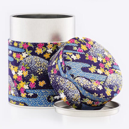 Boîte à thé washi Akaibe