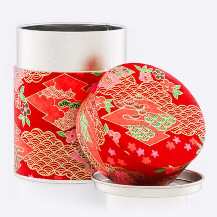 Boîte à thé washi Konno
