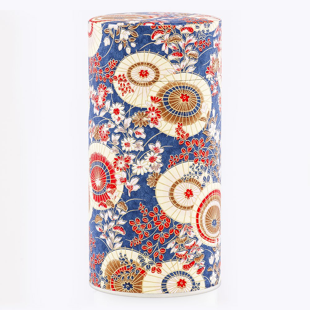 k-boite-the-washi-aioi Boîte à thé washi 150g Aioi