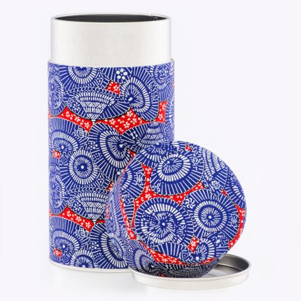 Grande boîte à thé washi 150g Oyabe